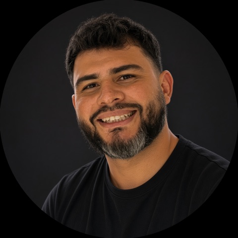 Julio smiling at the camera